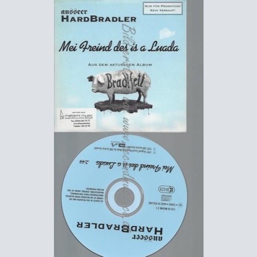 CD--PROMO--AUSSEER HARDBRADLER--MEI FREIND DES IS A LUADA