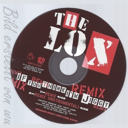 CD--THE LOX --IF YOU THINK I'M JIGGY--PROMO--OHNE COVER