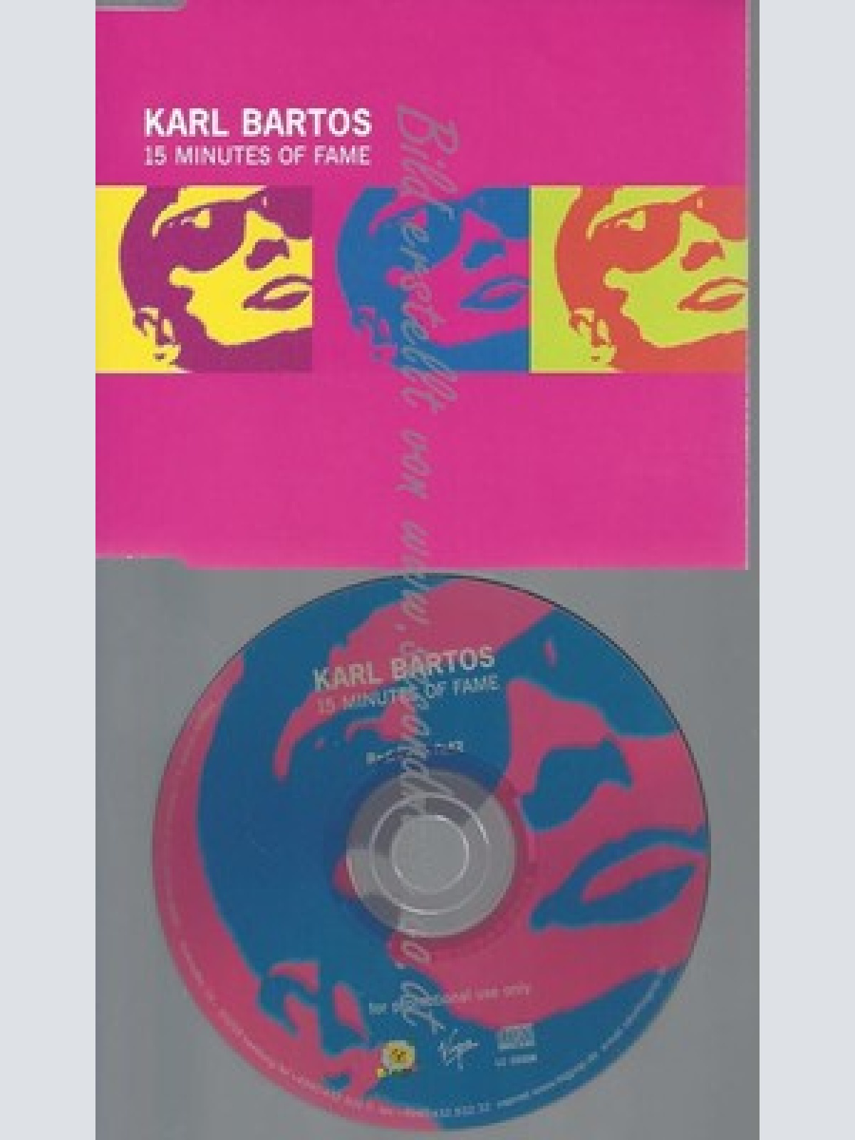 CD--PROMO--KARL BARTOS--15 MINUTES OF FAME