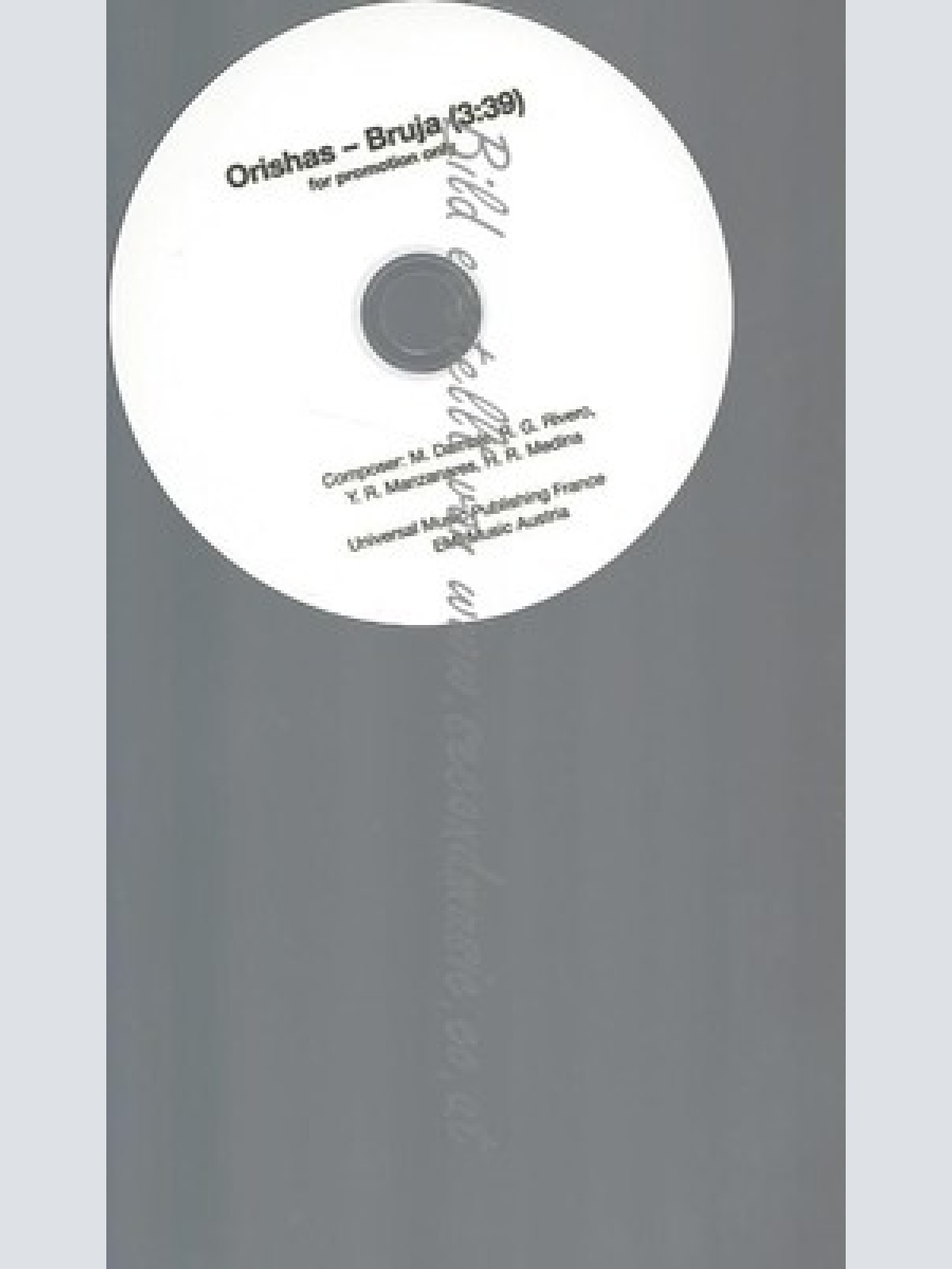 CD--PROMO--ORISHAS--BRUJA