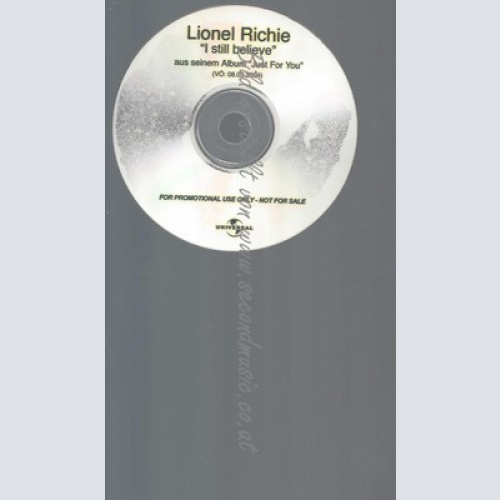 CD--PROMO--LIONELL RICHIE--I STILL BELIEVE