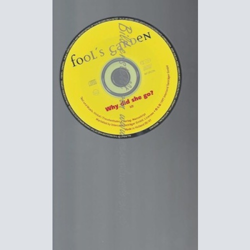 CD--PROMO--FOOLS GARDEN--WHY DID SHE GO-