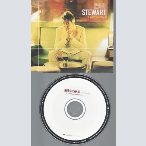CD--PROMO--ROD STEWART--I CAN'T DENY IT
