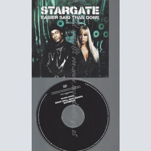 CD--PROMO--STARGATE--EASIER SAID THAN DONE--1 TR
