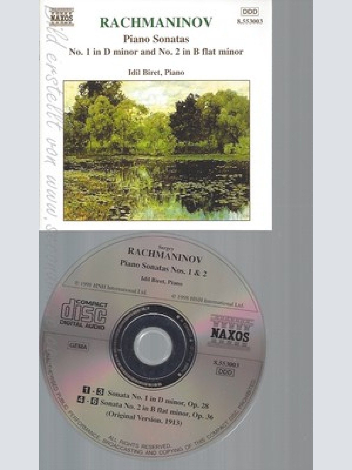 CD--IDIL BIRET UND SERGEJ RACHMANINOFF -- -- -- RACHMANINOFF KLAVIERSONATE 1 UND