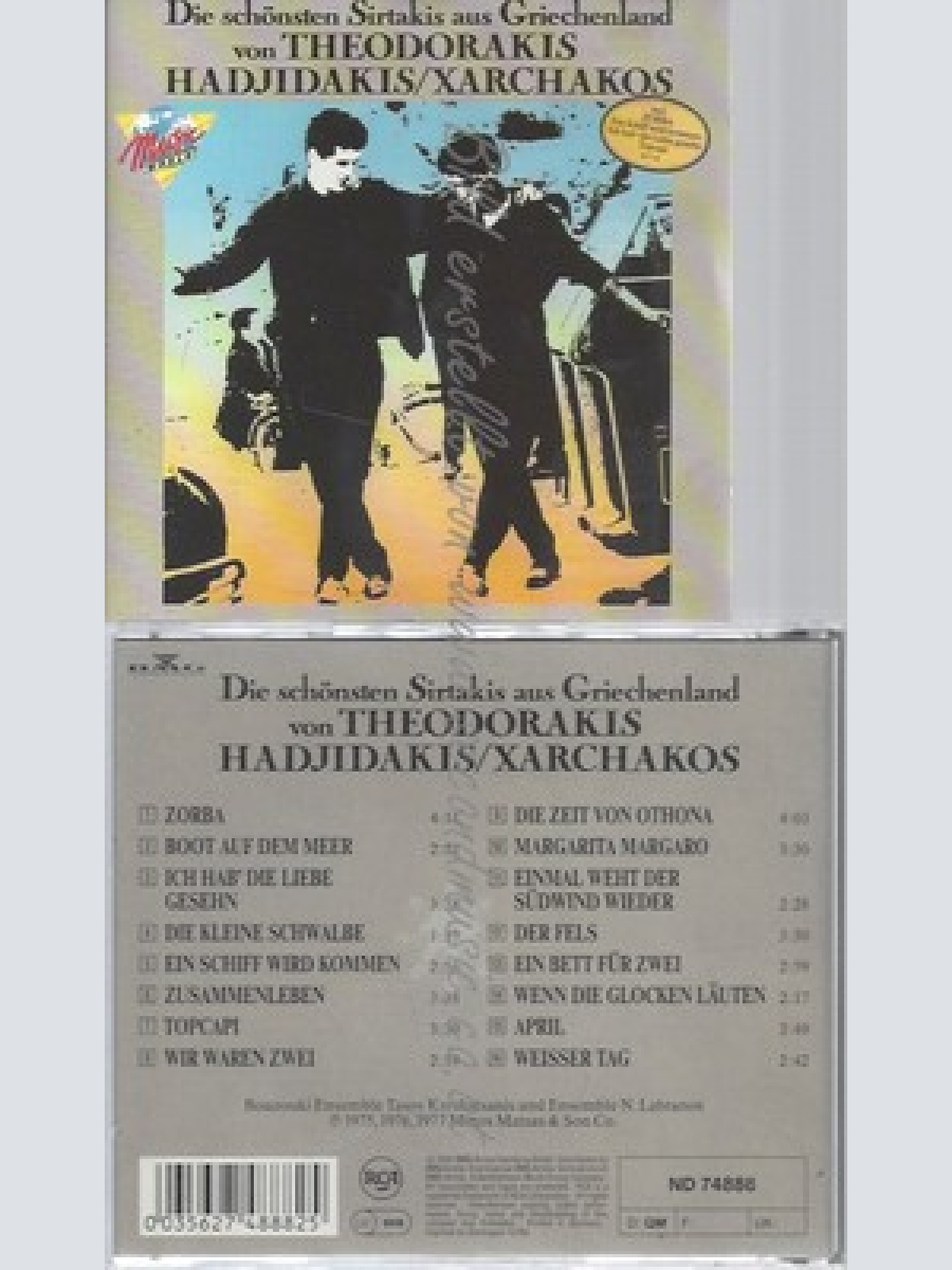 CD--ENSEMBLE TASOS KARAKATSANIS, ENSEMBLE N.LABRANOS UND MIKIS THEODORAKIS -- --