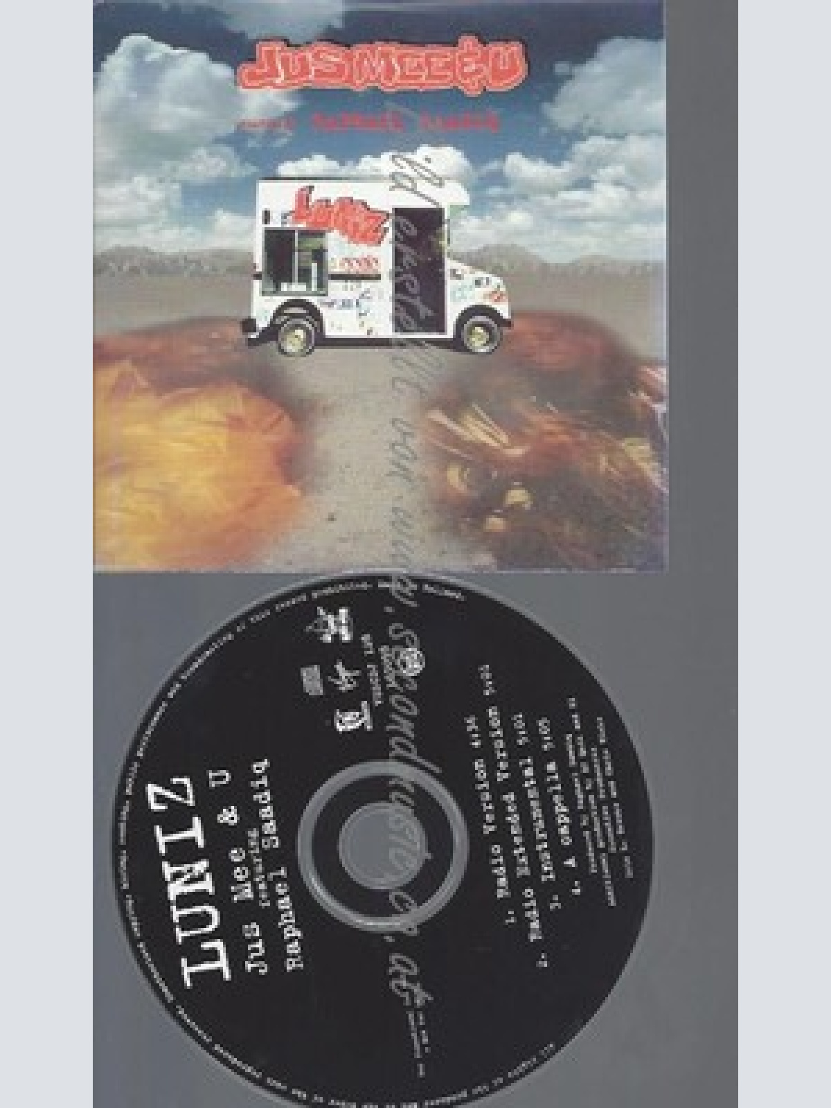 CD--PROMO--LUNIZ--JUS MEE & U--4 TRACKS