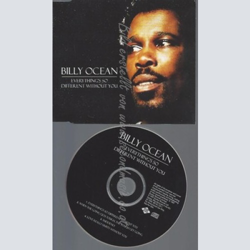 CD--PROMO--BILLY OCEAN--EVERYTHINGS SO DIFFEREN WITHOUT YOU