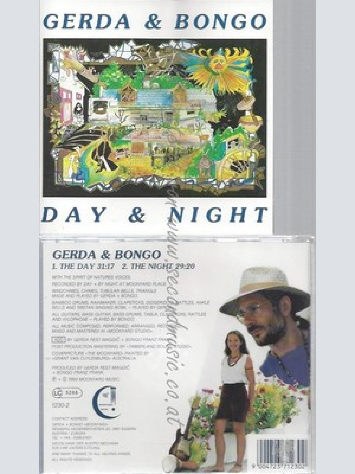CD--GERDA & BONGO -- -- DAY & NIGHT