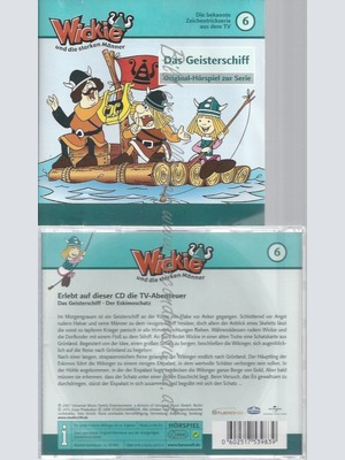 CD--WICKIE UND DIE STARKEN MÄNNER -- -- WICKIE UND DIE STARKEN MÄNNER - FOLGE 6