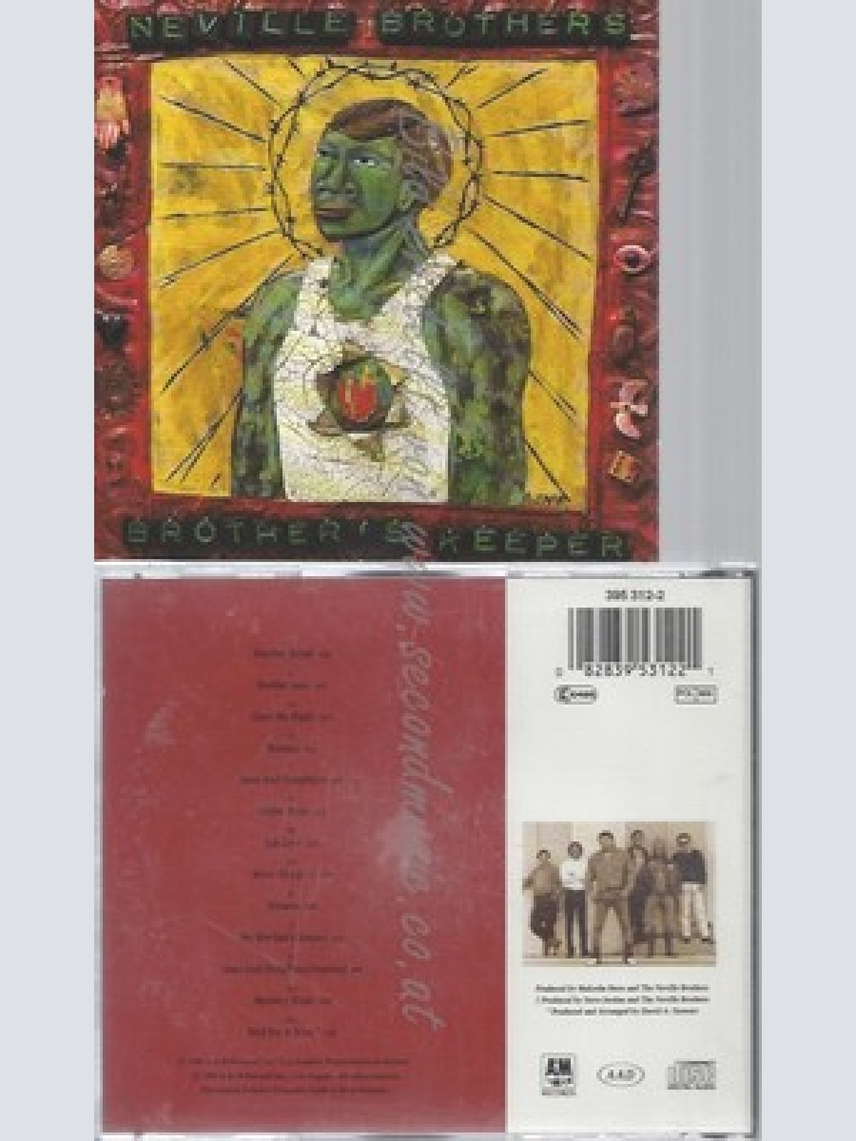 CD--THE NEVILLE BROTHERS -- -- BROTHER'S KEEPER