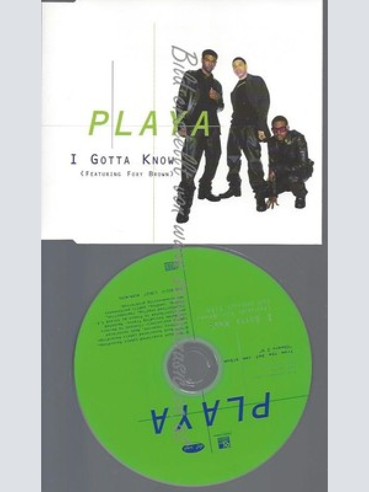 CD--PROMO--PLAYA--I GOTTA KNOW