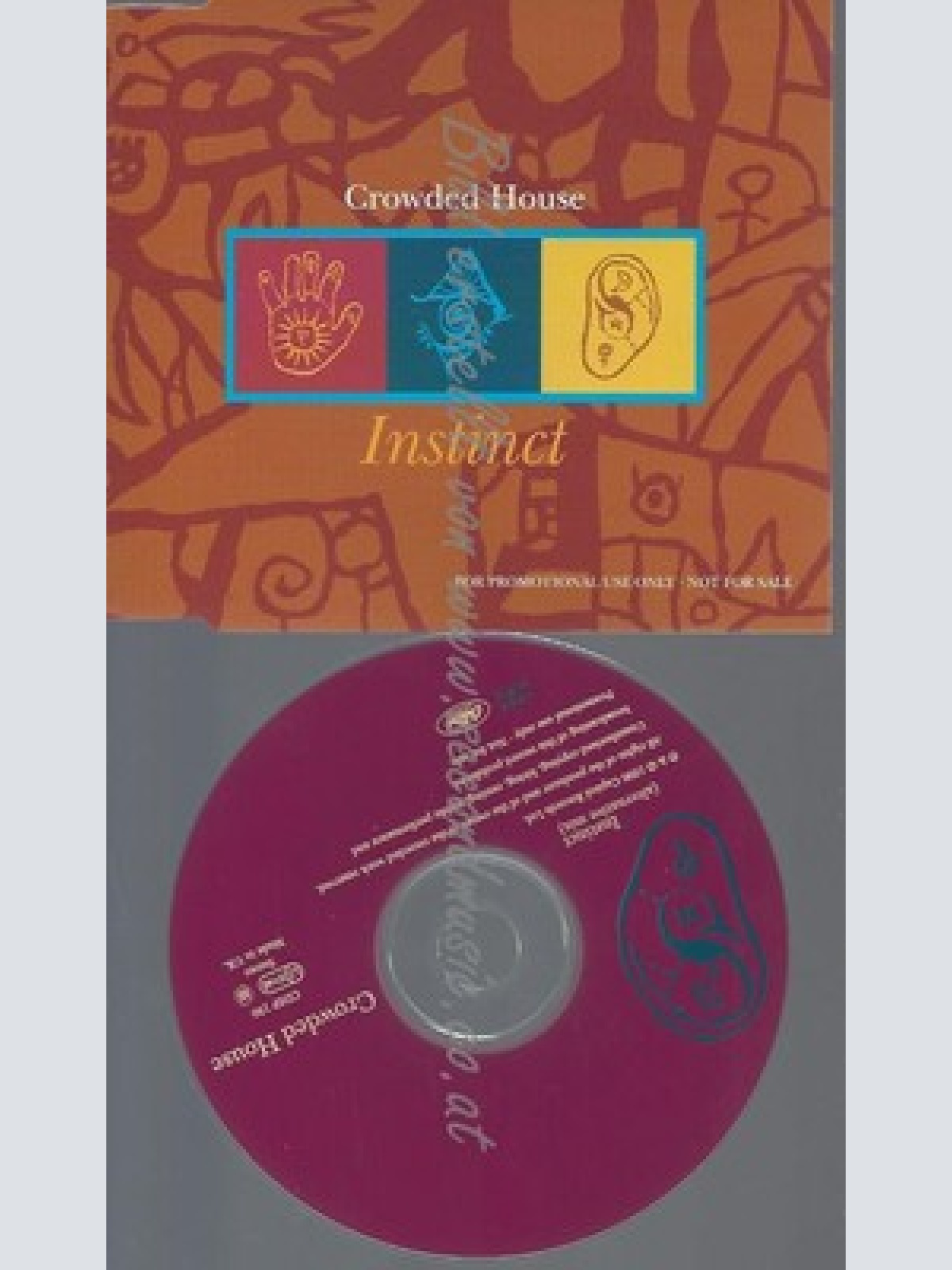CD--PROMO--CROWDED HOUSE--INSTINCT--1 TRACK