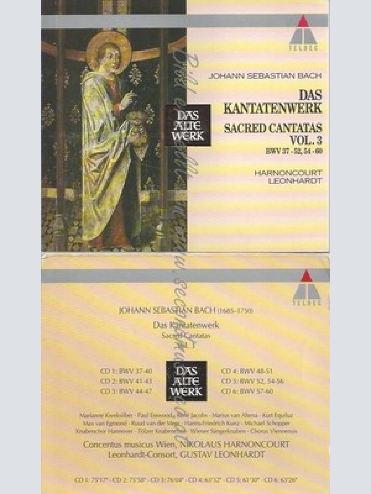 CD--HARNONCOURT, CMW, LEONH.--KOMPONIST--1994-- BOX--- DAS KANTATENWERK VOL. 3