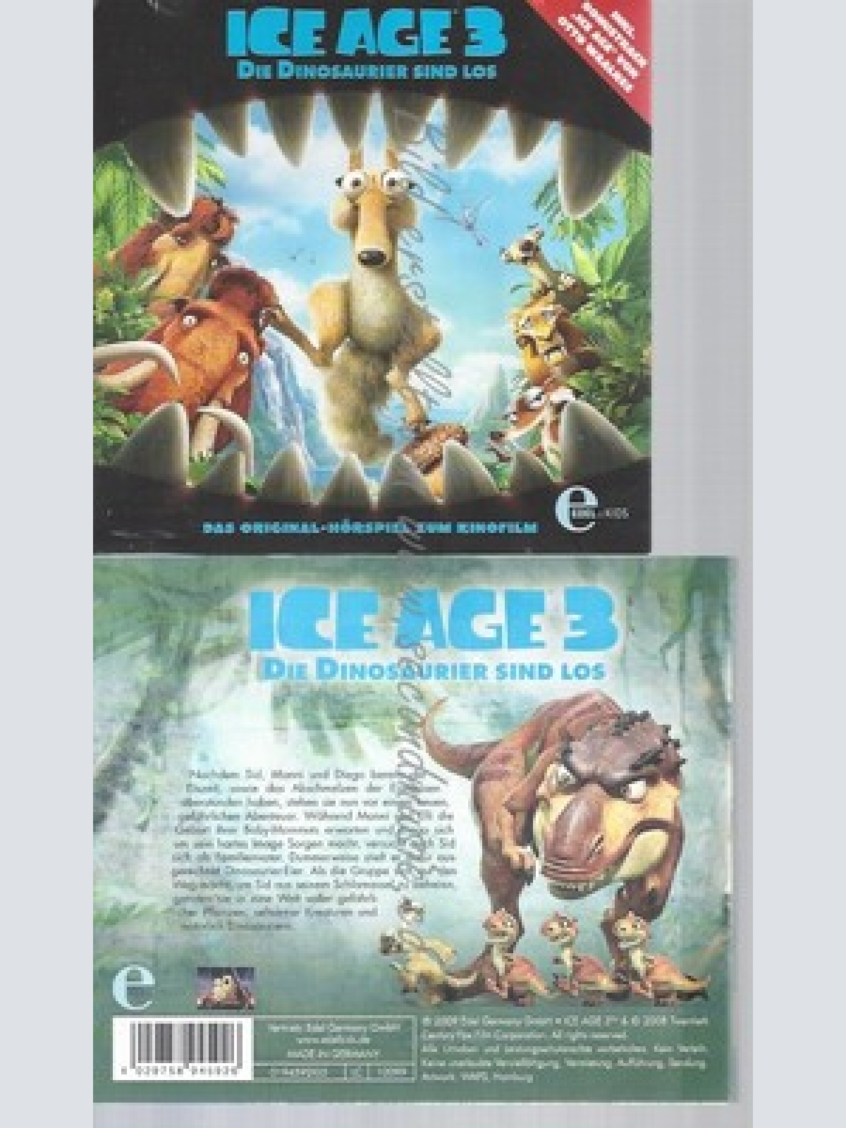 CD--ICE AGE -- -- ICEAGE 3-ORIGINAL HOERSPIEL ZUM KINOFILM
