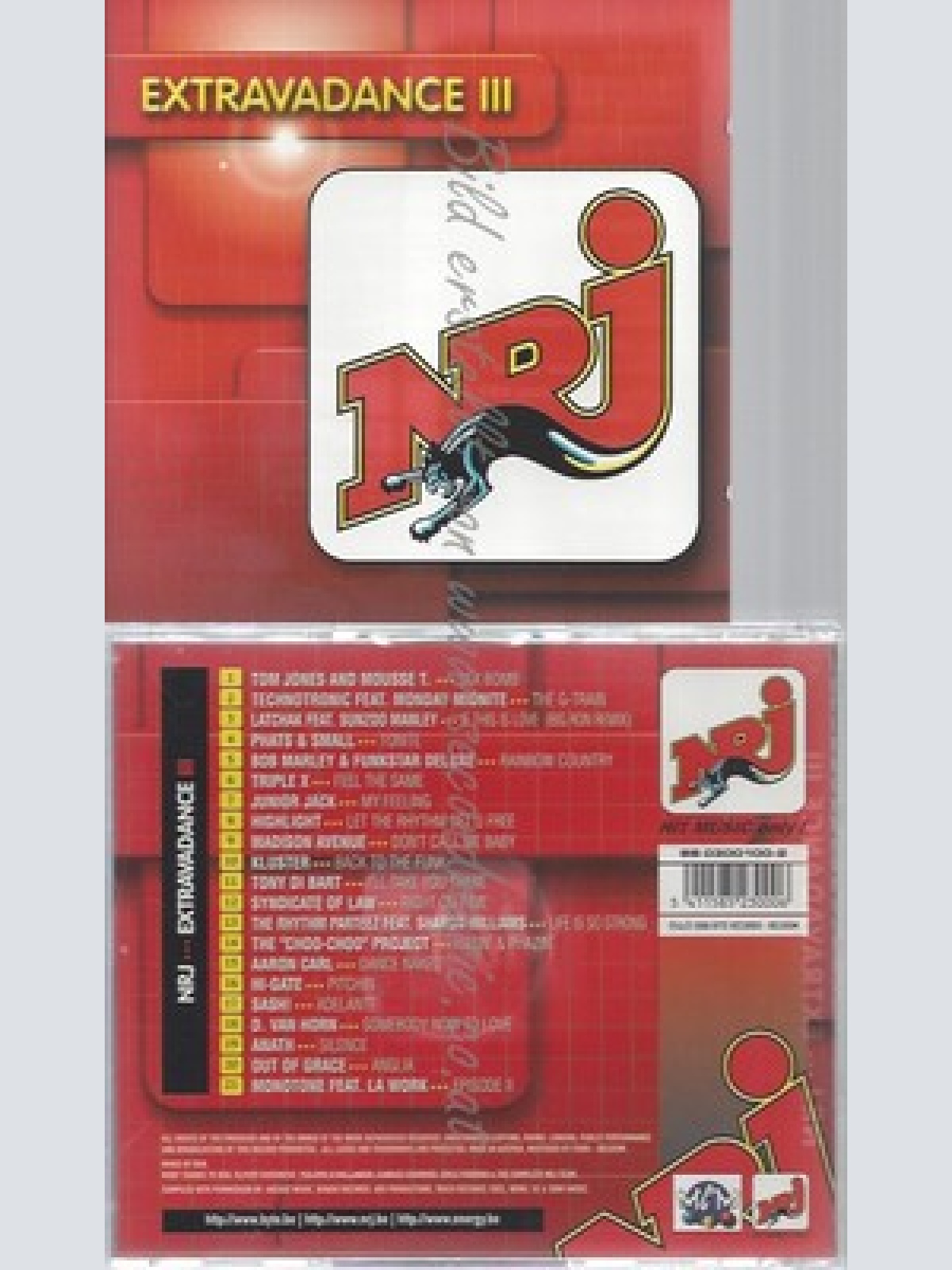 CD--TOM JONES & MOUSSE T / TRIPLE X / HI GATE / ANATH --- NRJ EXTRAVADANCE 3