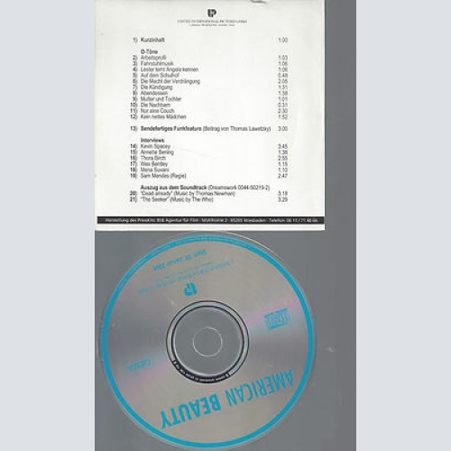 CD-PROMO APK-AMERICAN BEAUTY--THE WHO