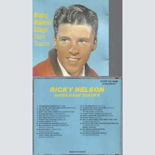 CD-RICKY NELSON SINGS RARE REACKS