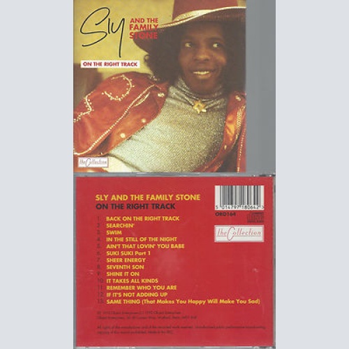 CD-SLY AND THE FAMILY STONE  ON THE RIGHT TRACK