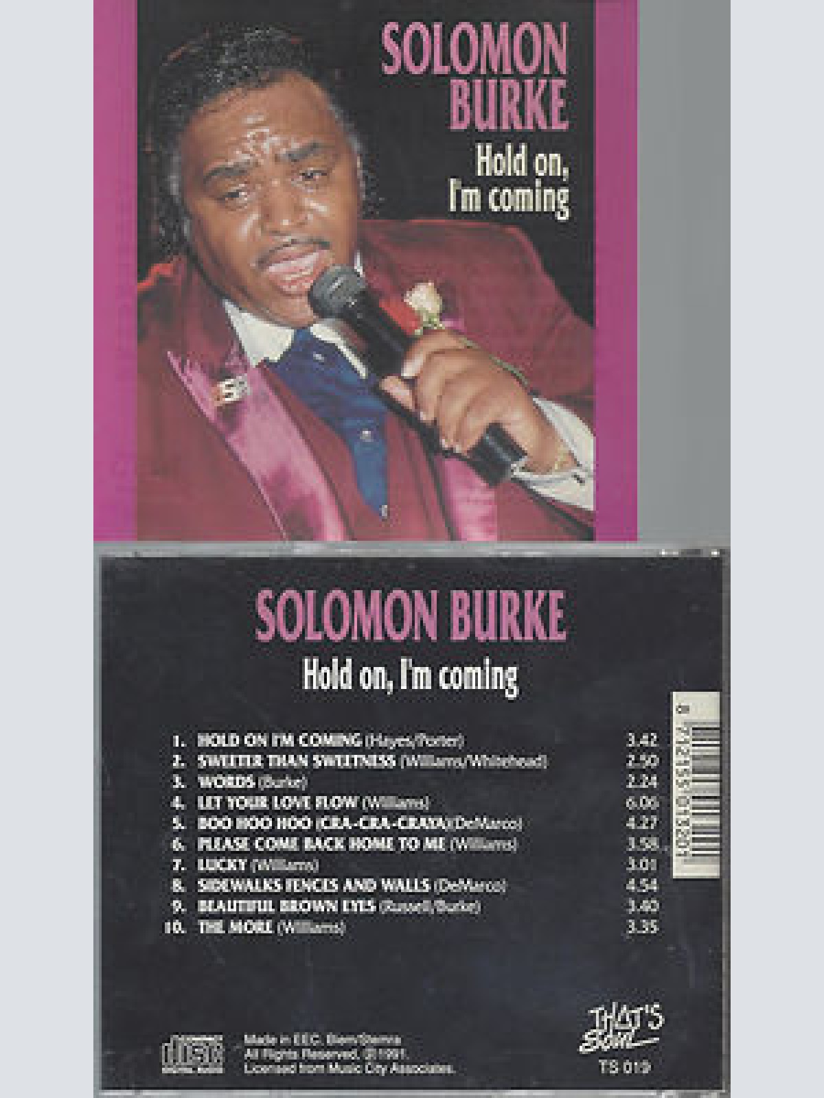 CD-SOLOMON BURKE HOLD I'M COMING