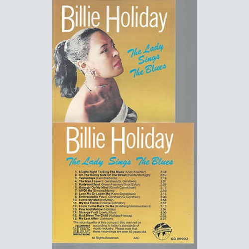 CD-BILLIE HOLIDAY THE LADY SINGS THE BLUES