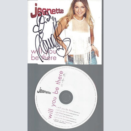 CD-JEANETTE--WILL YOU BE THERE-LIMITED WITH POSTER UND AUTOGRAMM
