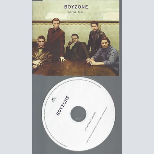 CD-BOYZONE ALL THAT I NEED --PROMO