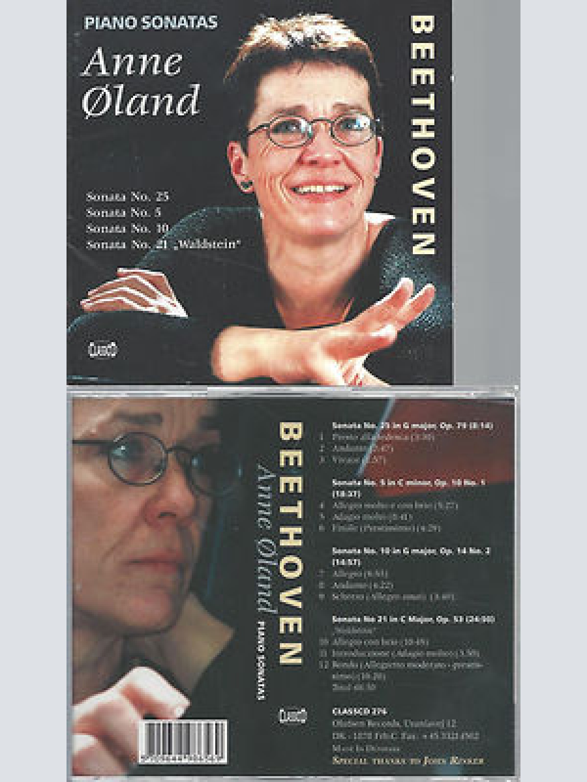 CD--ANNE OLAND BEETHOVEN