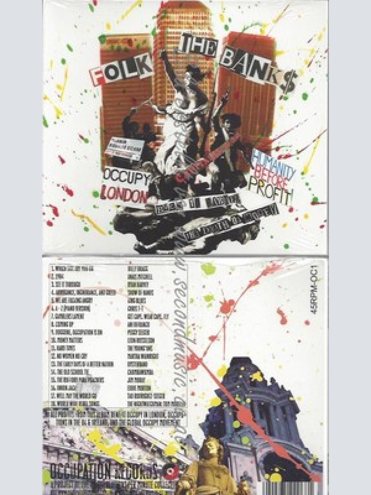 CD--VARIOUS--FOLK THE BANKS