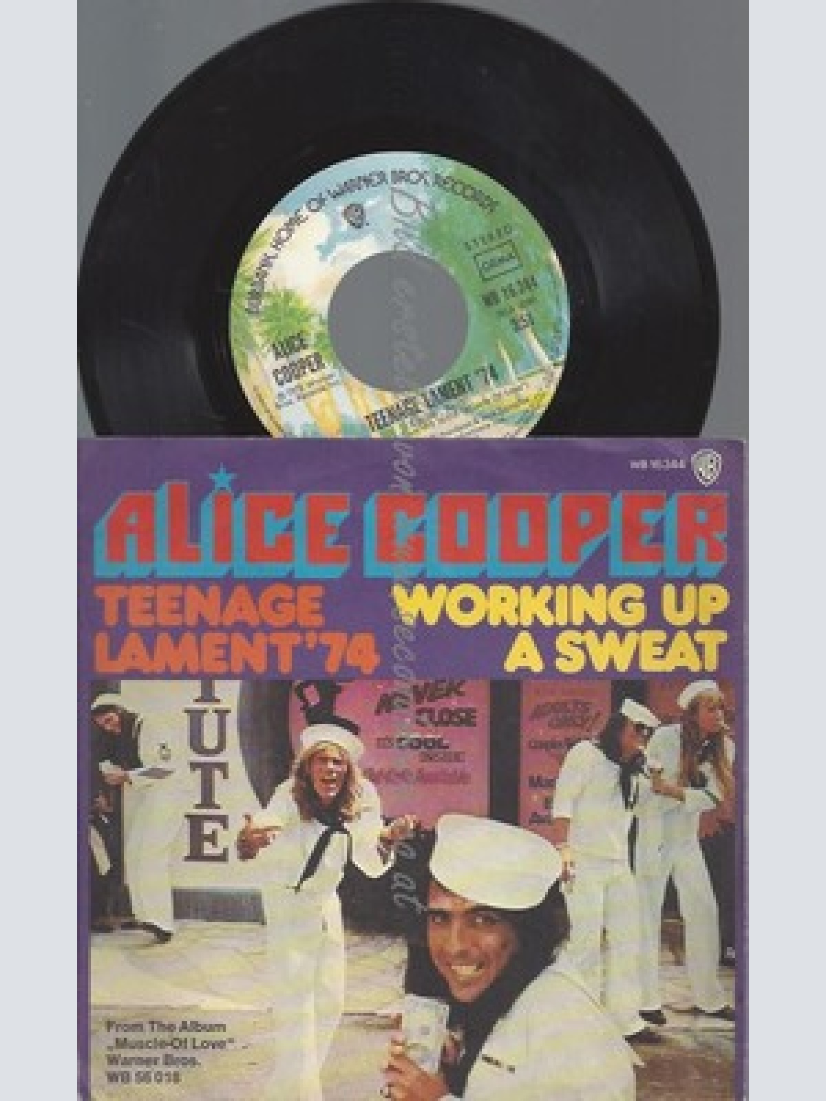 7"/ALICE COOPER TEENAGE LAMANT 74