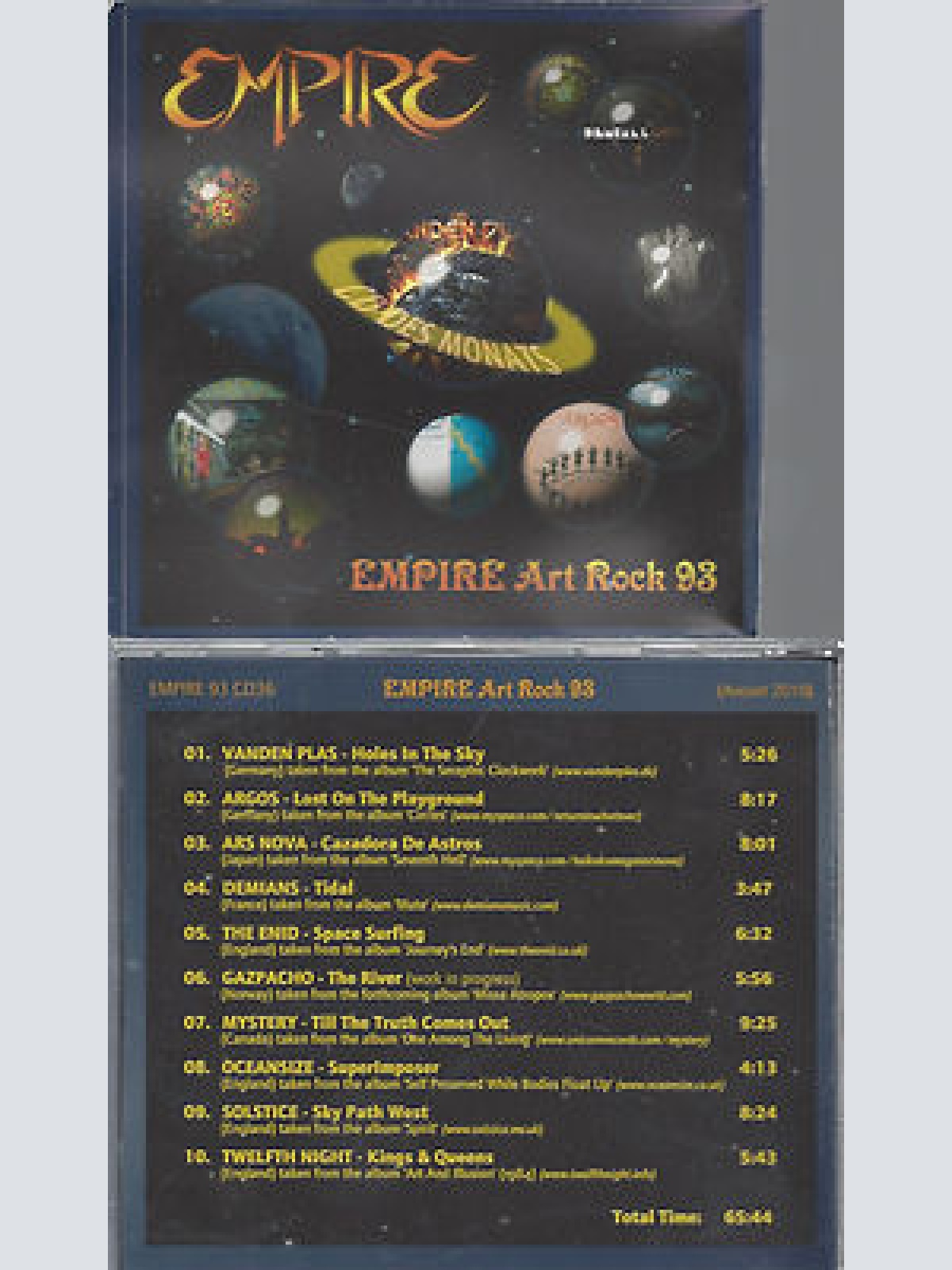 CD--EMPIRE ART ROCK 93