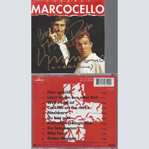 CD-CABARET MARCOCELLO--MIT AUTOGRAMM