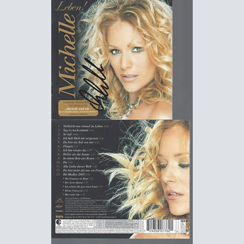 CD--MICHELLE LEBEN--MIT AUTOGRAMM--OHNE HÖRBUCH CD!!