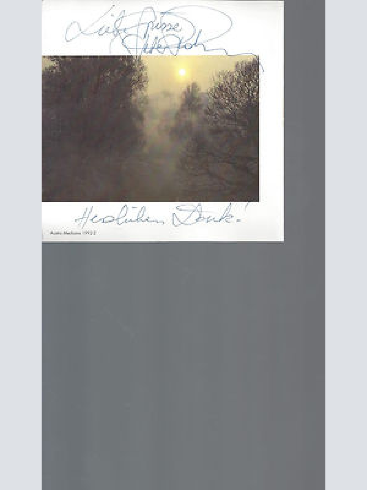 CD-PETER RATZENBECK--NIGHTFALL MIT AUTOGRAMM