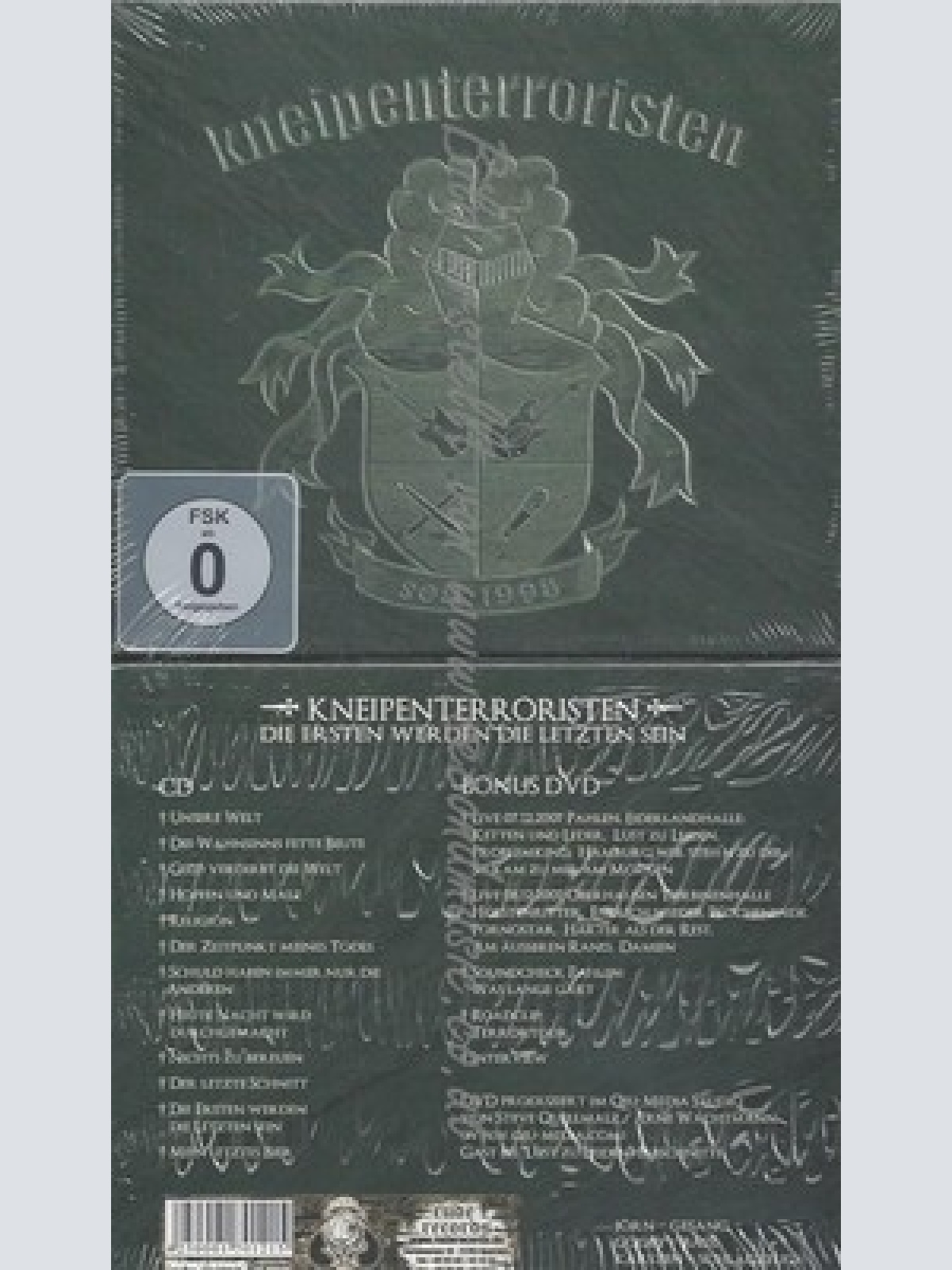 CD--KNEIPENTERRORISTEN--DIE ERSTEN WERDEN DIE LETZTEN SEIN | CD+DVD