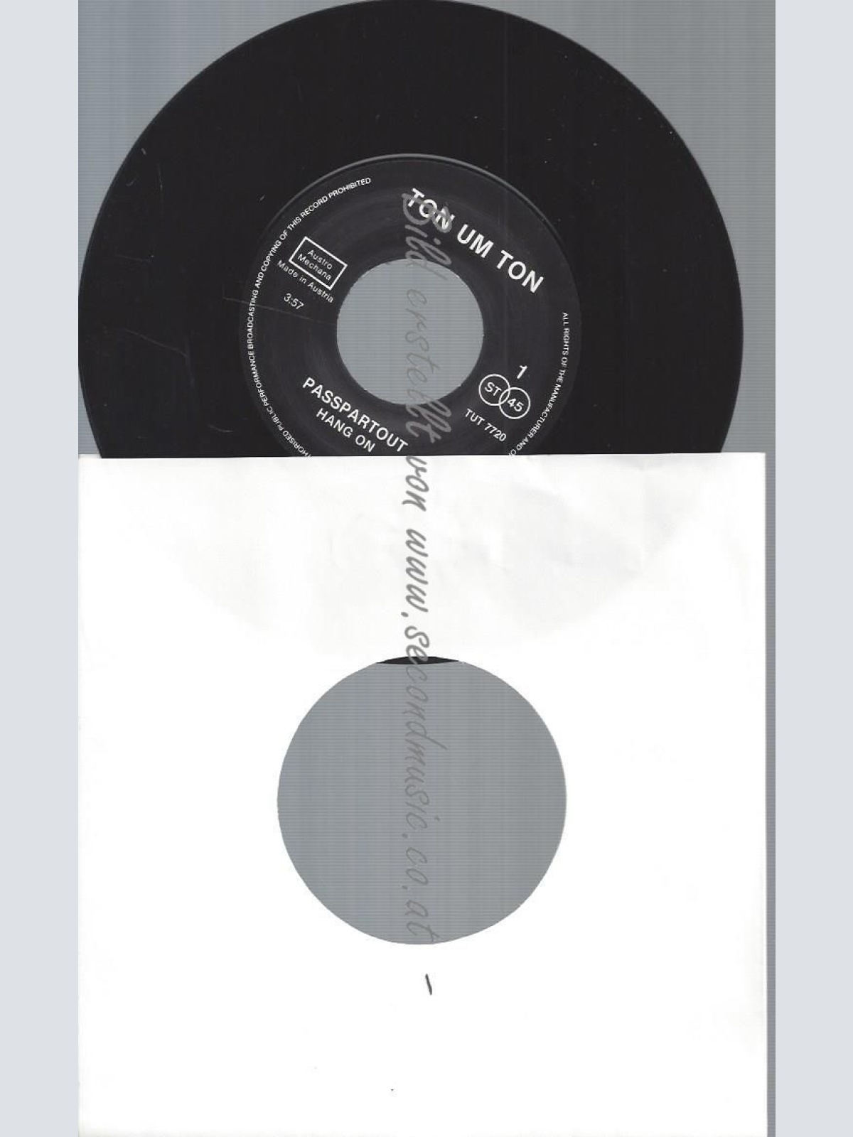 7" PASSPARTOUT HANG ON