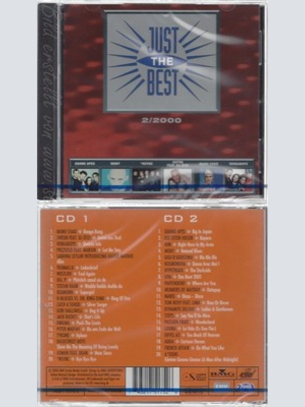 CD--NM-SEALED-VARIOUS -2000- - DOPPEL-CD -- JUST THE BEST 2000 VOL. 2