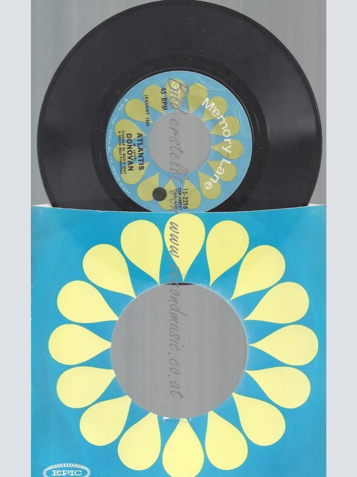 7" Donovan  To Susan On The West Coast Waiting