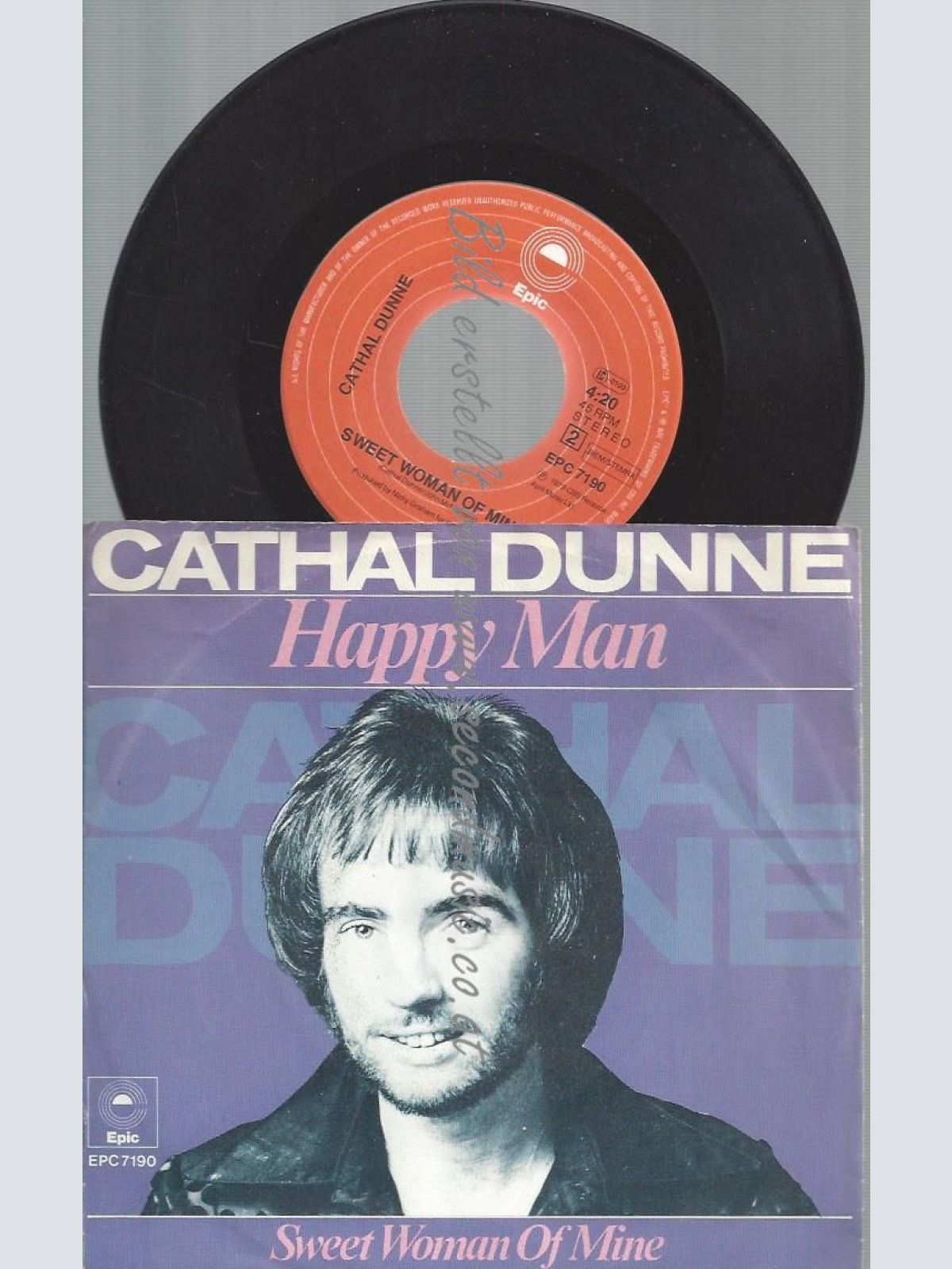 7" Cathal Dunne  Happy Man
