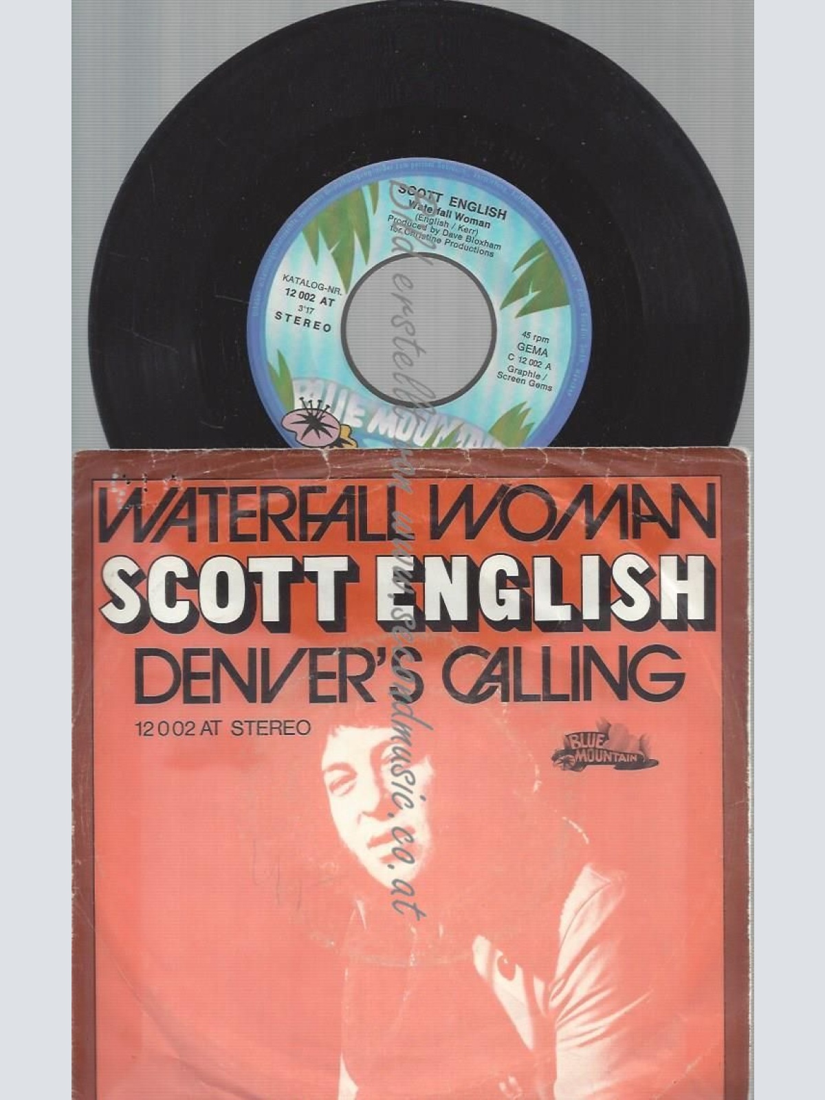 7"  WATERFALL WOMAN SCOTT ENGLISH