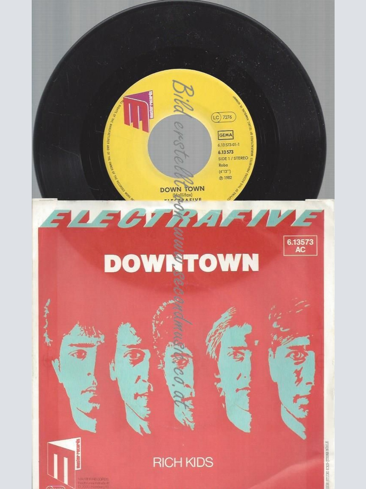 7"  Electrafive – Down Town
