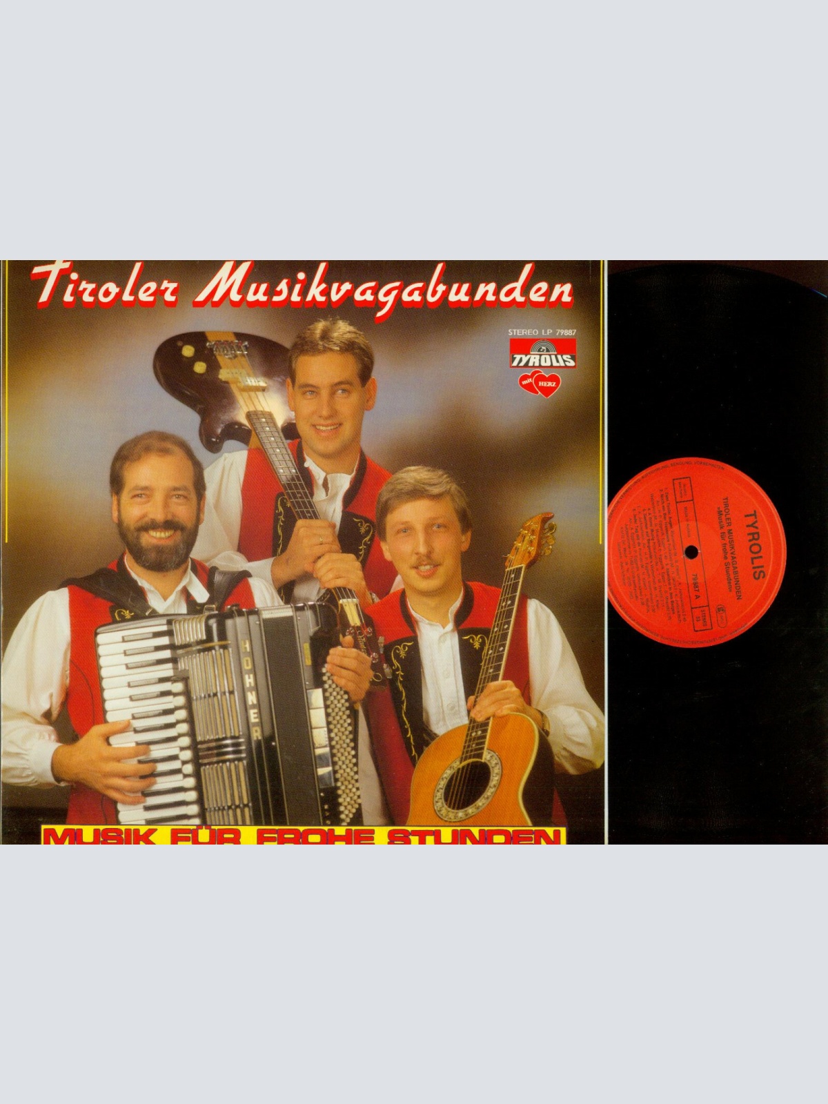 LP-Tiroler Musikvagabunden //  Musik für frohe Stunden  //NM