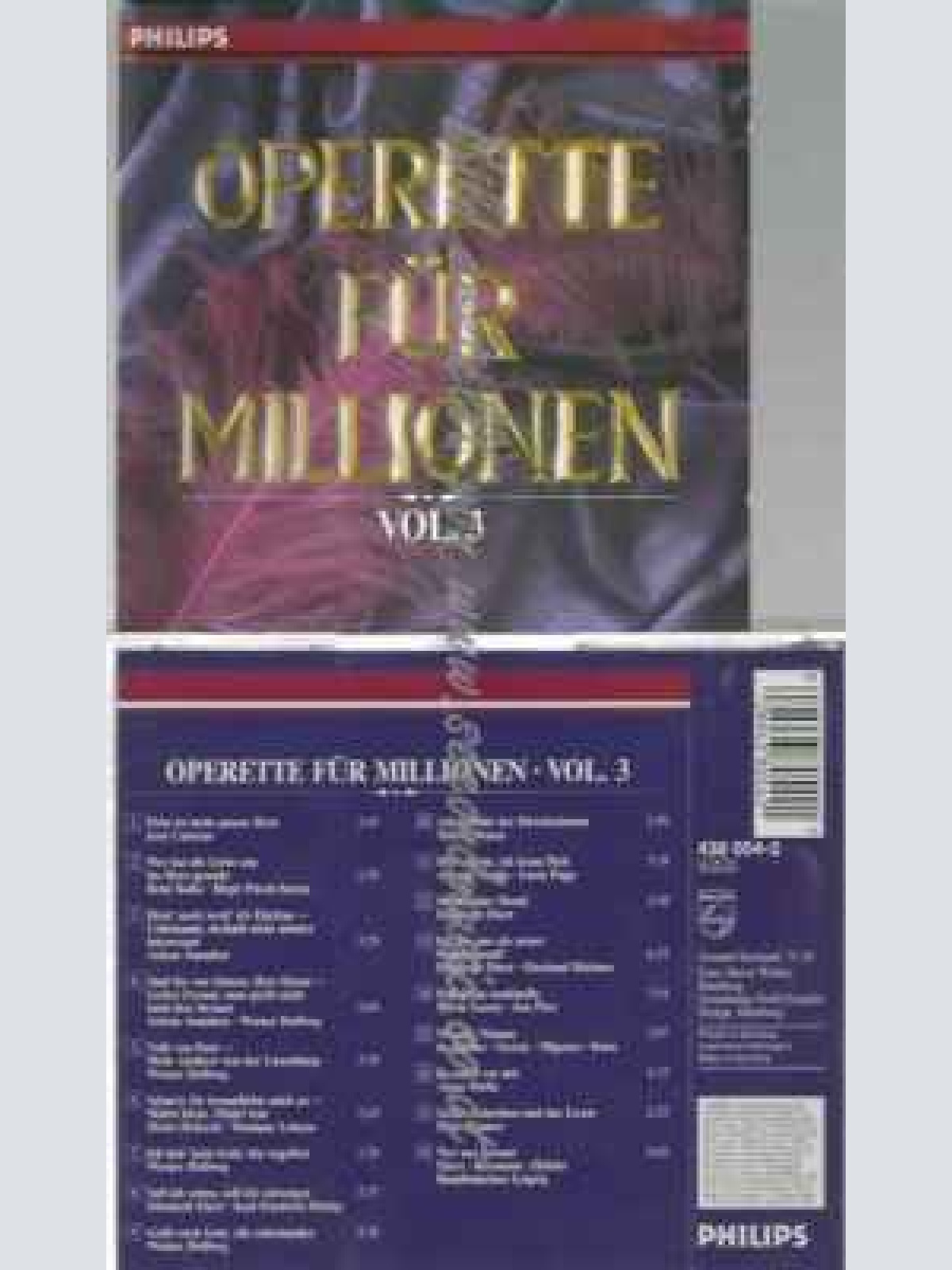 CD--JOSÉ CARRERAS,  --OPERETTE FÜR MILLIONEN VOL. 3