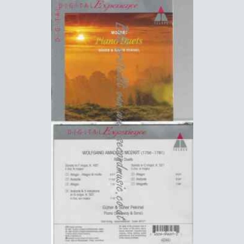 CD--ANDANTE &  VARIATIONS K  | --PIANO DUETS: SONATA K  &