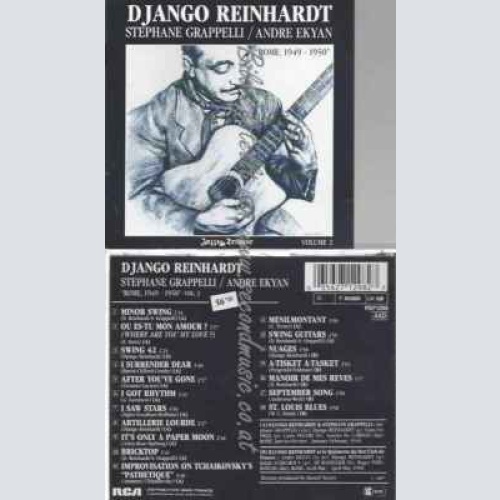 CD--Django Reinhardt, Stéphane Grappelli, André Ekyan 