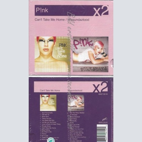 CD--AN'T TAKE ME HOME | DOPPEL-CD/ P!NK--MISSUNDAZTOOD