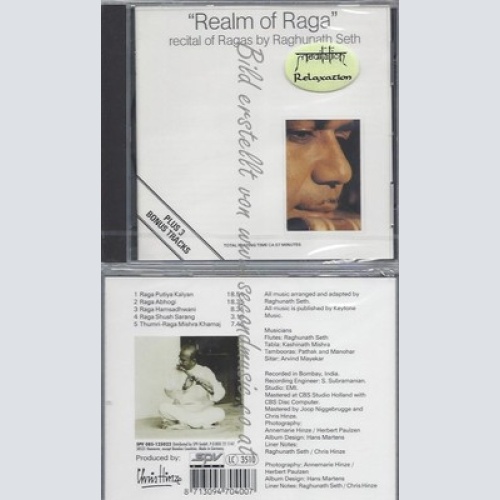 CD--PANDIT RAGHUNATH SETH--REALM OF RAGA
