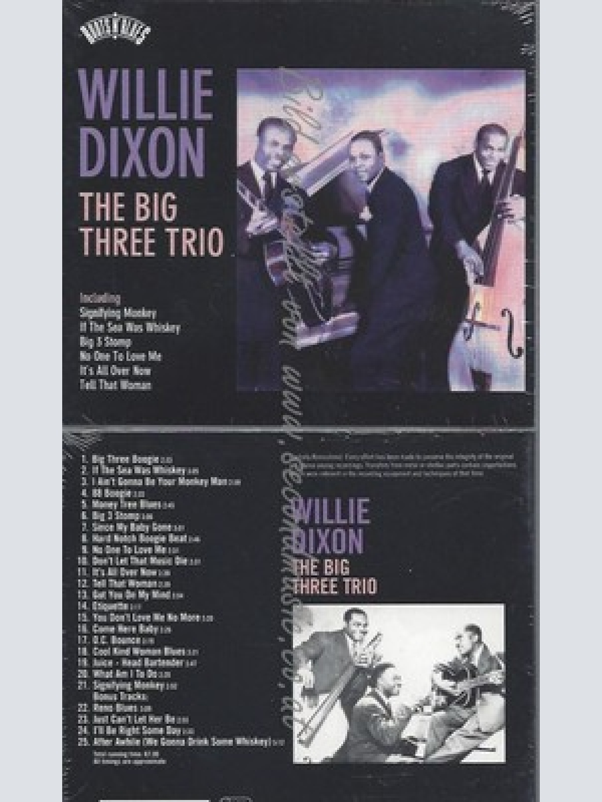 CD--MG/ THE BIG THREE TRIO UND WILLIE DIXON--ROOTS N'BLUES-THE BIG THREE TRIO