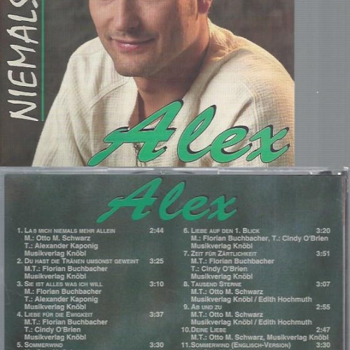 CD--ALEX NIEMALS ALLEIN