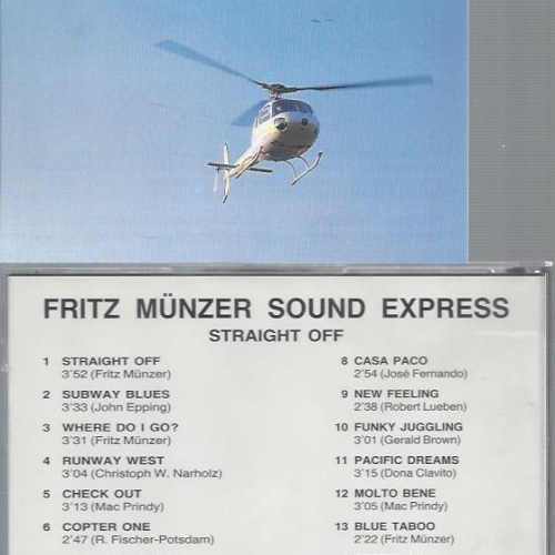 CD--FRITZ MÜNZER SOUND EXPRESS STRAIGHT OFF